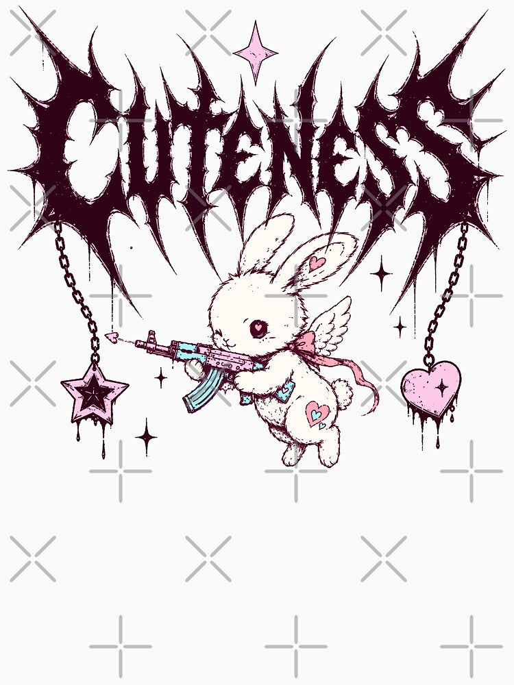 Kawaii Punk Bunny Pastel Goth by trajeado14