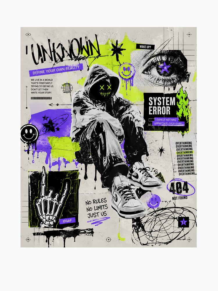 Unknown Rebel Street Collage Poster by h4sey