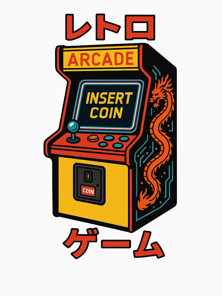 Japanese Retro Arcade Gamer by ShopFanCreation