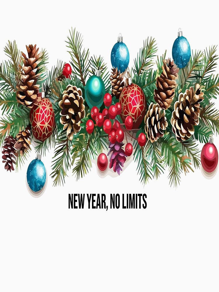 New Year, No Limits – Inspirational Motivational Print by GoxyVision