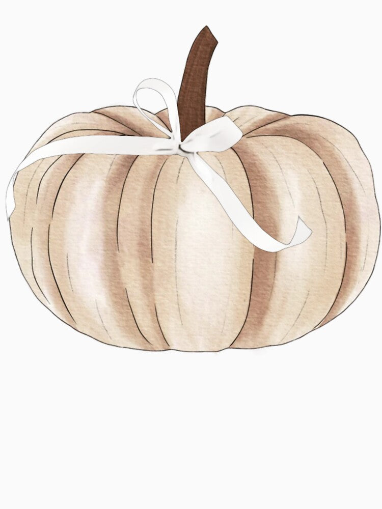 Pumpkin with ribbon bow by Pixiedrop