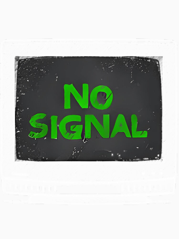 Retro No Signal TV Static Vaporwave Aesthetic by qnvpewhwim55
