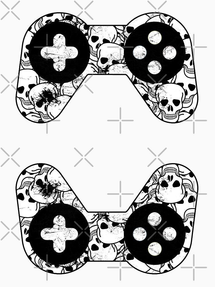 Gaming Controller Skulls, Gamer Gift,Sticker Pack by FNStuff
