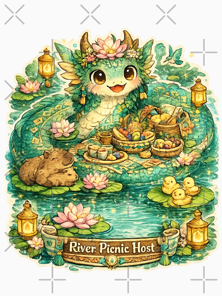 River Dragon Picnic Host by Candlelit Catastrophes