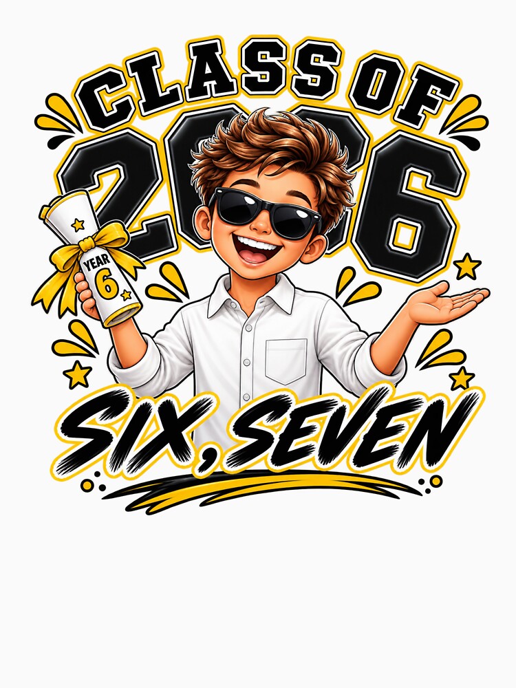 Class of 2026 Funny Graduation Shirt | Grade 6 Formal wear boy 2026 T-Shirt | Graduate Gift by MotivatEd Learners