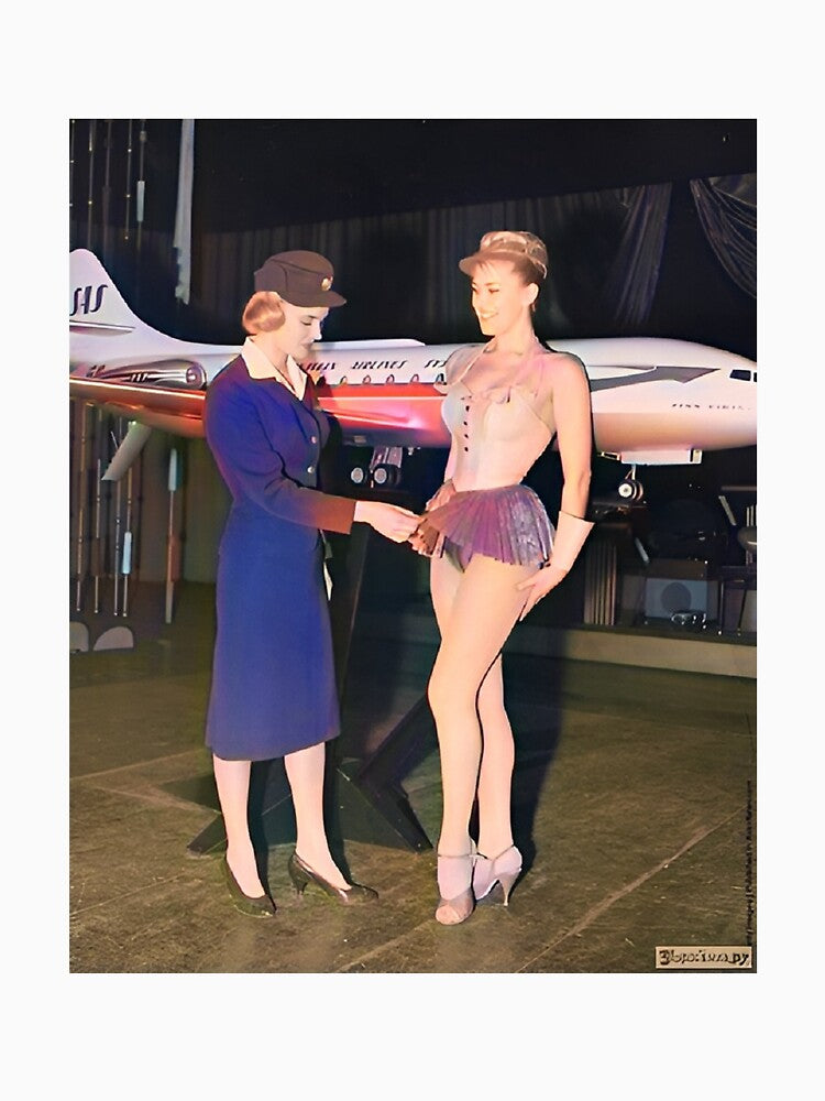 Scandinavian Stewardess 1900s, Beautiful Scandinavian Color by Abroyz