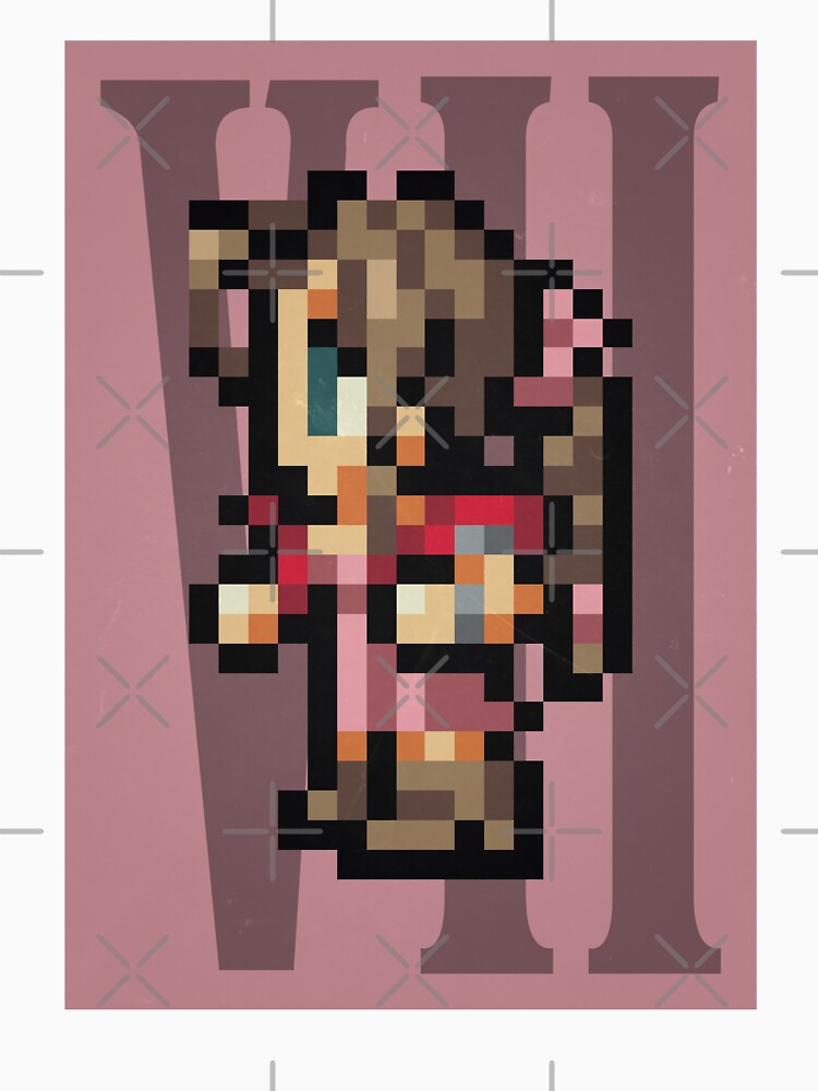 Final Fantasy VII - Aerith Sprite by SpriteZone