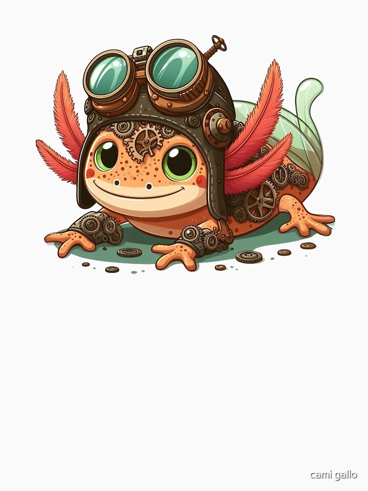 CUTE AXALOTL STEAMPUNK by cami gallo