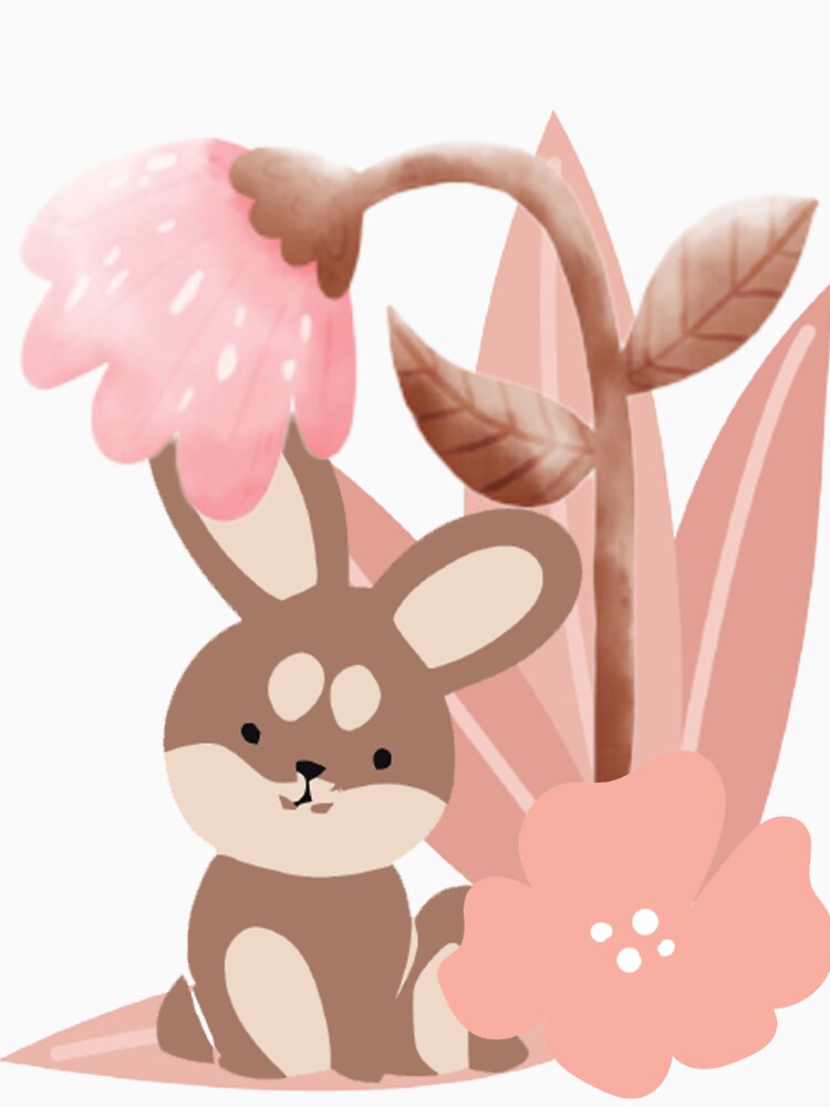 Boho Garden and Rabbit by Vachala