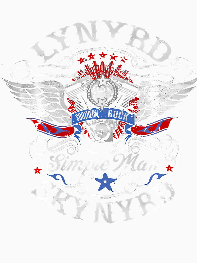 32 Lynyrd Skynyrd Simple Man Southern Rock N Roll Vintage Biker Long Sleeve by prodesain