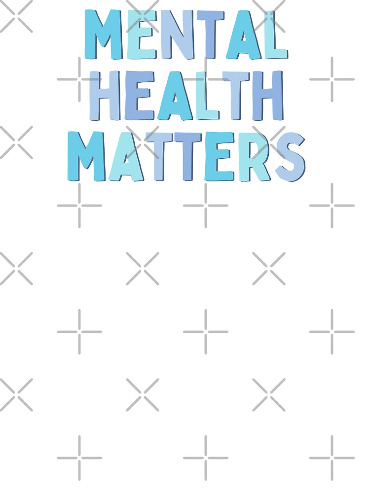 Mental Health Matters Blue by neesheew