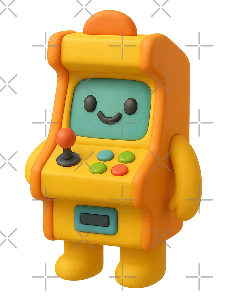 Arcade Machine Mascot by Moons Studio