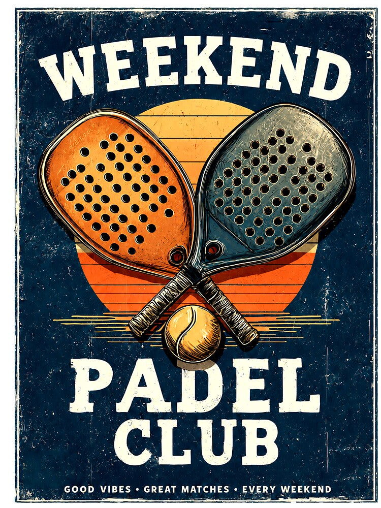 Weekend Padel Club Retro Vintage by CourtCStore