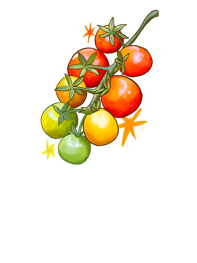 Cherry Tomato Vine by Tatspenink