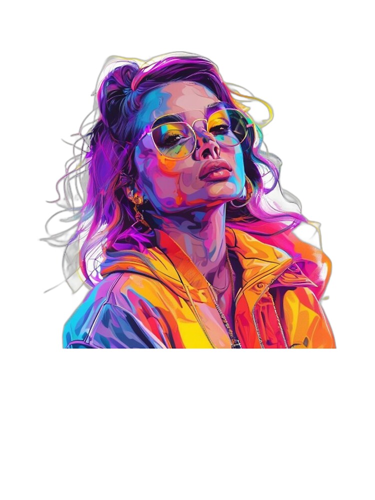 Y2K Aesthetic Vibrant Illustration by Shadow-Stone