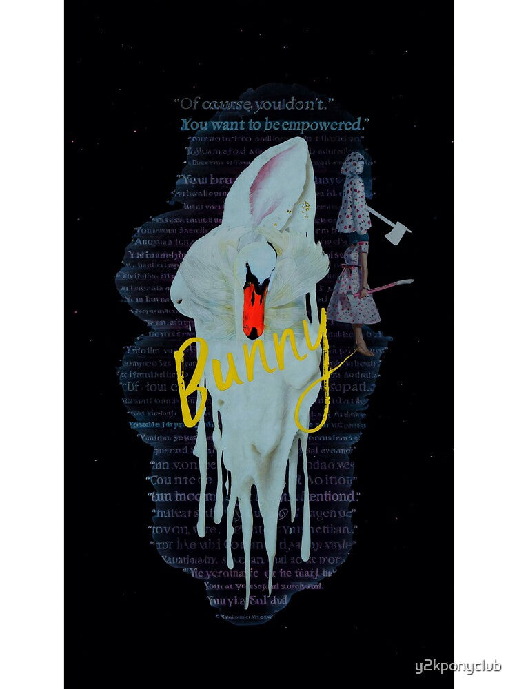 Melting Bunny - Cult Literary Horror Art by y2kponyclub