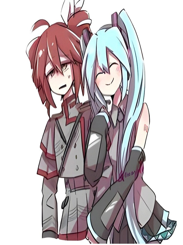 Kasane teto x miku by RadiantGraphics