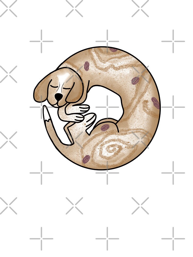 Cinnamon Raisin Beagle Bagel by Lacey Stonesifer