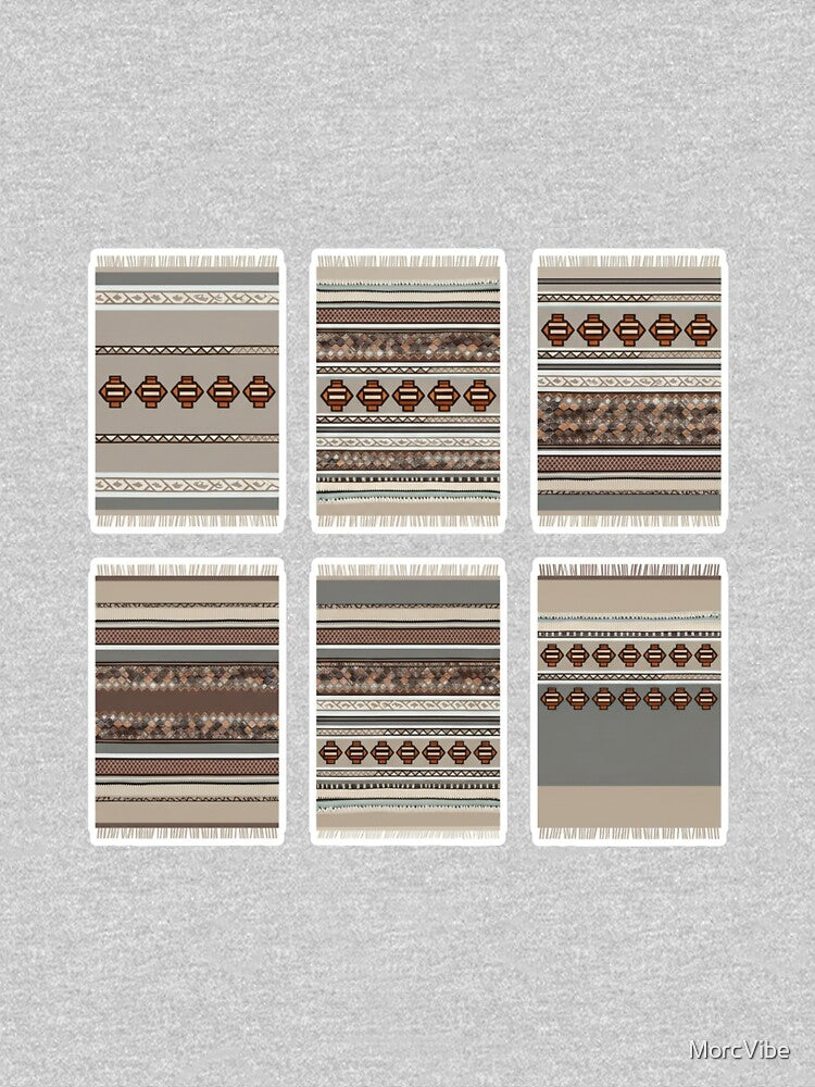 Traditional Moroccan Berber Rug Patterns by MorcVibe