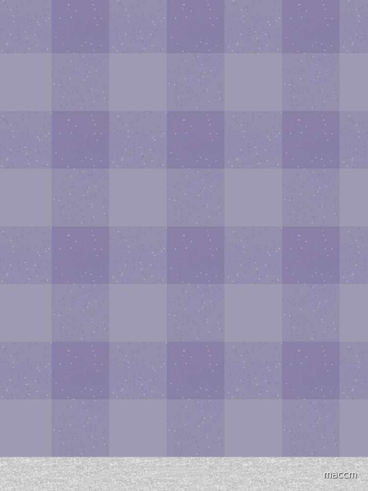 Shimmer Lavender Buffalo Plaid by maccm