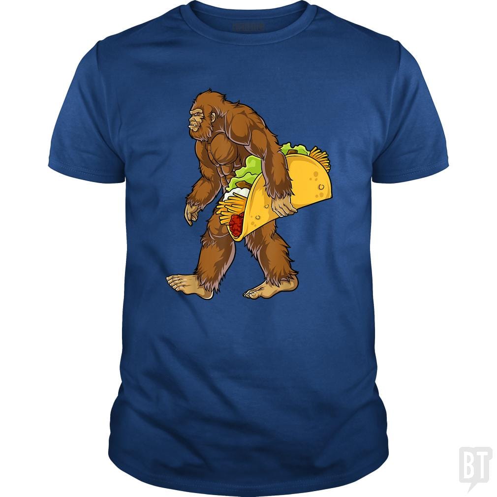 Bigfoot Carrying Taco