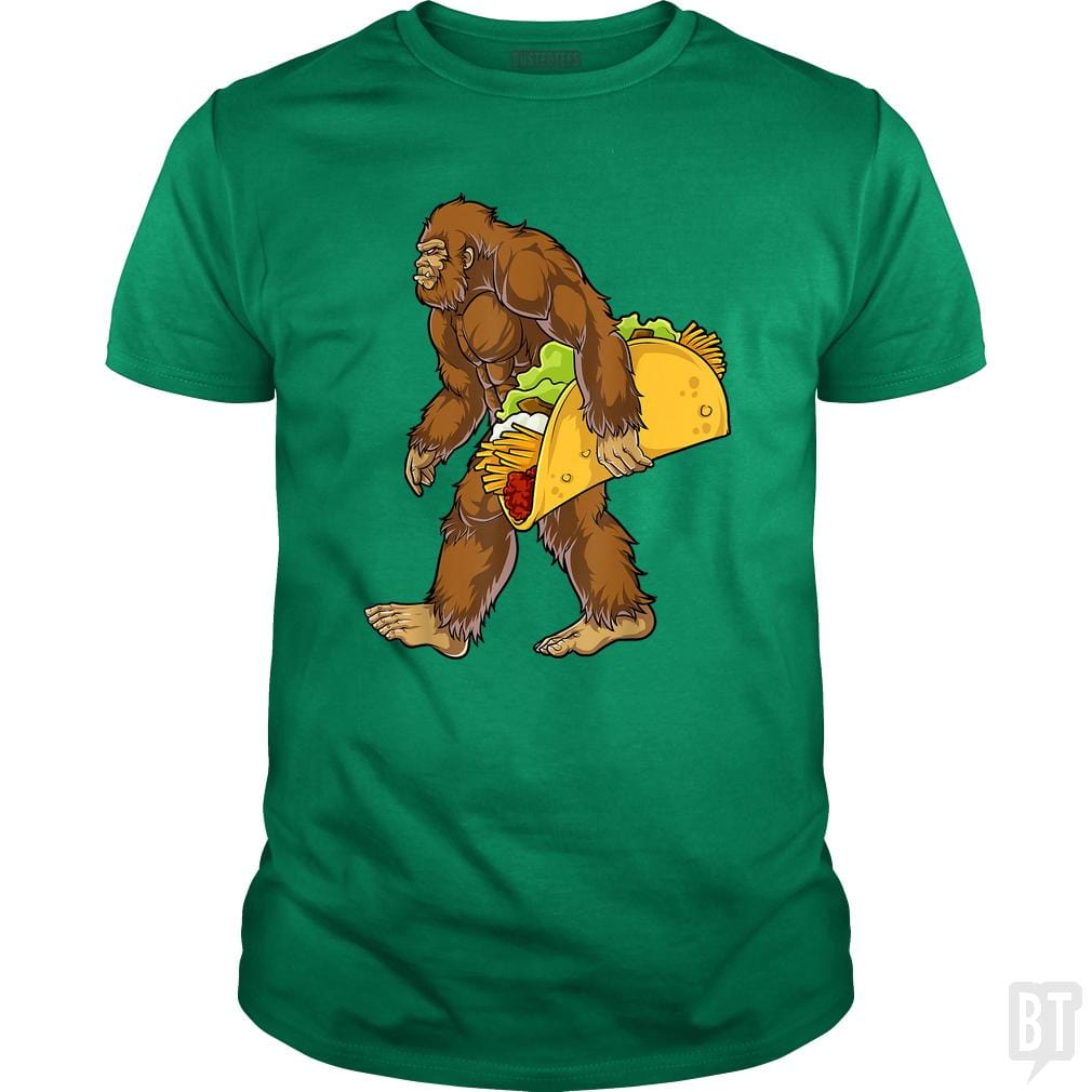 Bigfoot Carrying Taco
