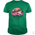 Retro 90's Dinosaur Scene