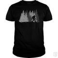 Funny Bigfoot In Forest