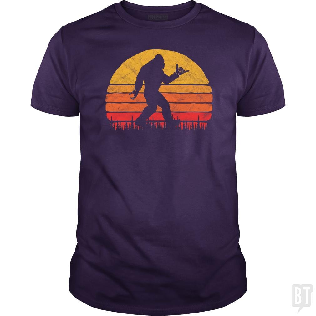 Funny Shaka Aloha Bigfoot Surfer Shirt - Believe D