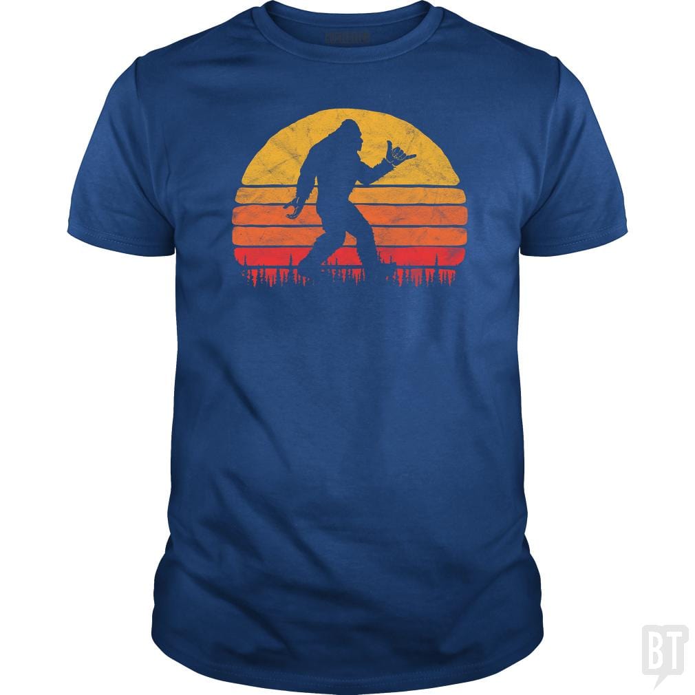 Funny Shaka Aloha Bigfoot Surfer Shirt - Believe D
