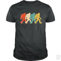 Bigfoot Silhouette Retro