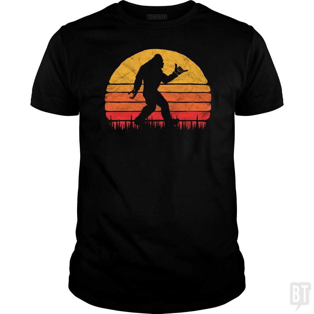 Funny Shaka Aloha Bigfoot Surfer Shirt - Believe D