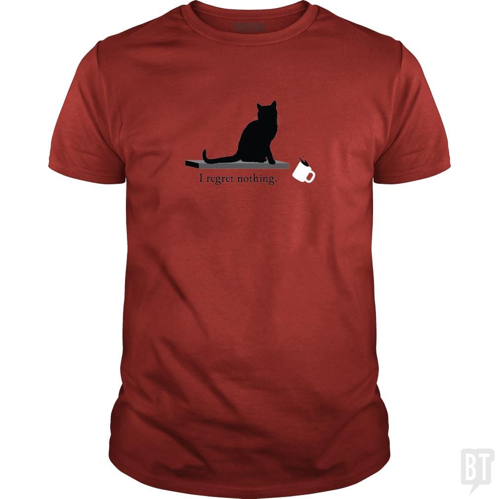 I Regret Nothing Cat