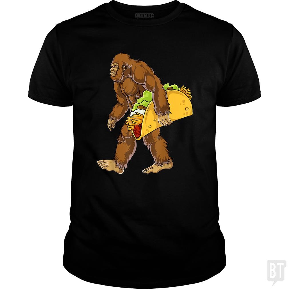 Bigfoot Carrying Taco