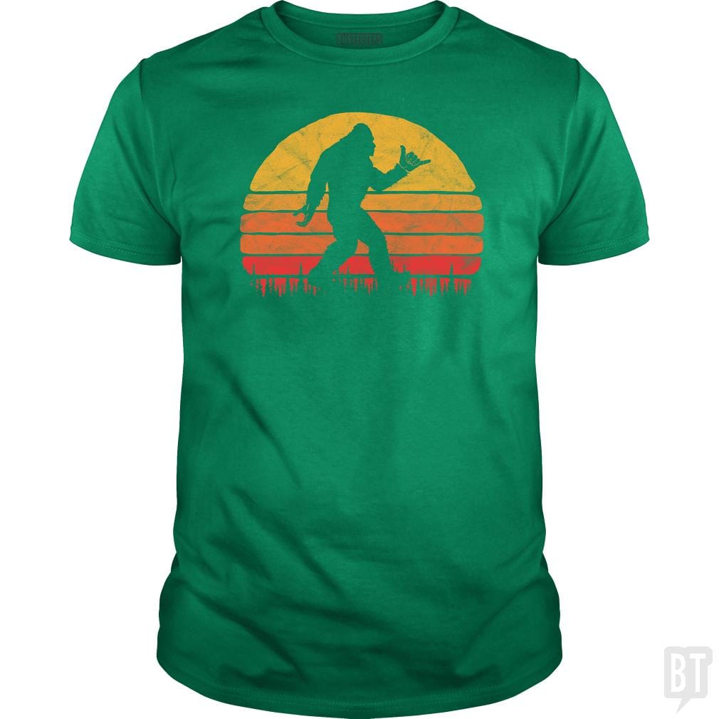 Funny Shaka Aloha Bigfoot Surfer Shirt - Believe D