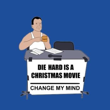 Die Hard Was A Christmas Movie Hoodie