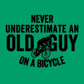 Never Underestimate An old Guy On A Bicycle Hoodie
