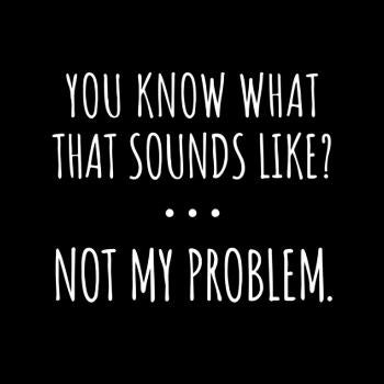 Not My Problem Hoodie