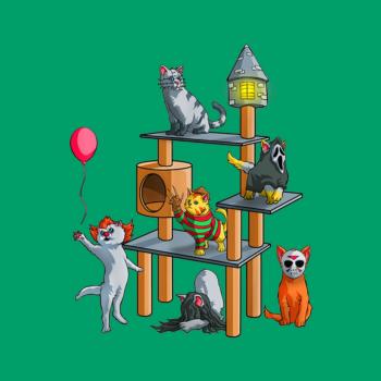 Cat Horror Movies Hoodie