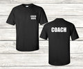 CUSTOM COACH T-SHIRT ANY NAME PERSONALIZED BASEBALL BASKETBALL SOCCER TEE SHIRT