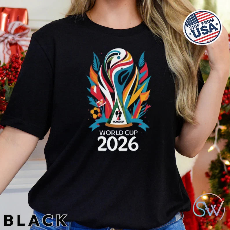 2026 World Cup Shirt, Soccer World Cup Tee, Football Fan Apparel