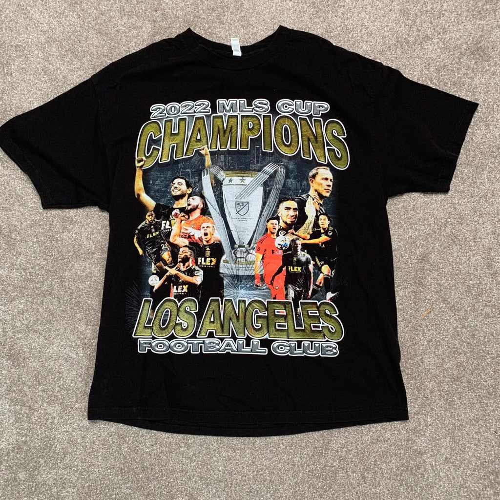 2022 Los Angeles Football Club MLS T Shirt LA Soccer California Sports-XL