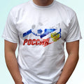 Russia t shirt flag top gift football team tee soccer mens womens kids sizes