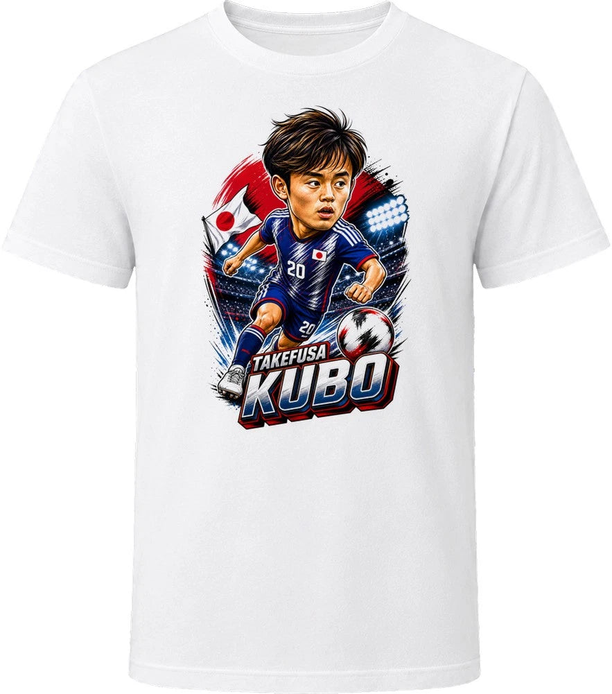 Takefusa Kubo, Japan Caricature Soccer 2026 T Shirt