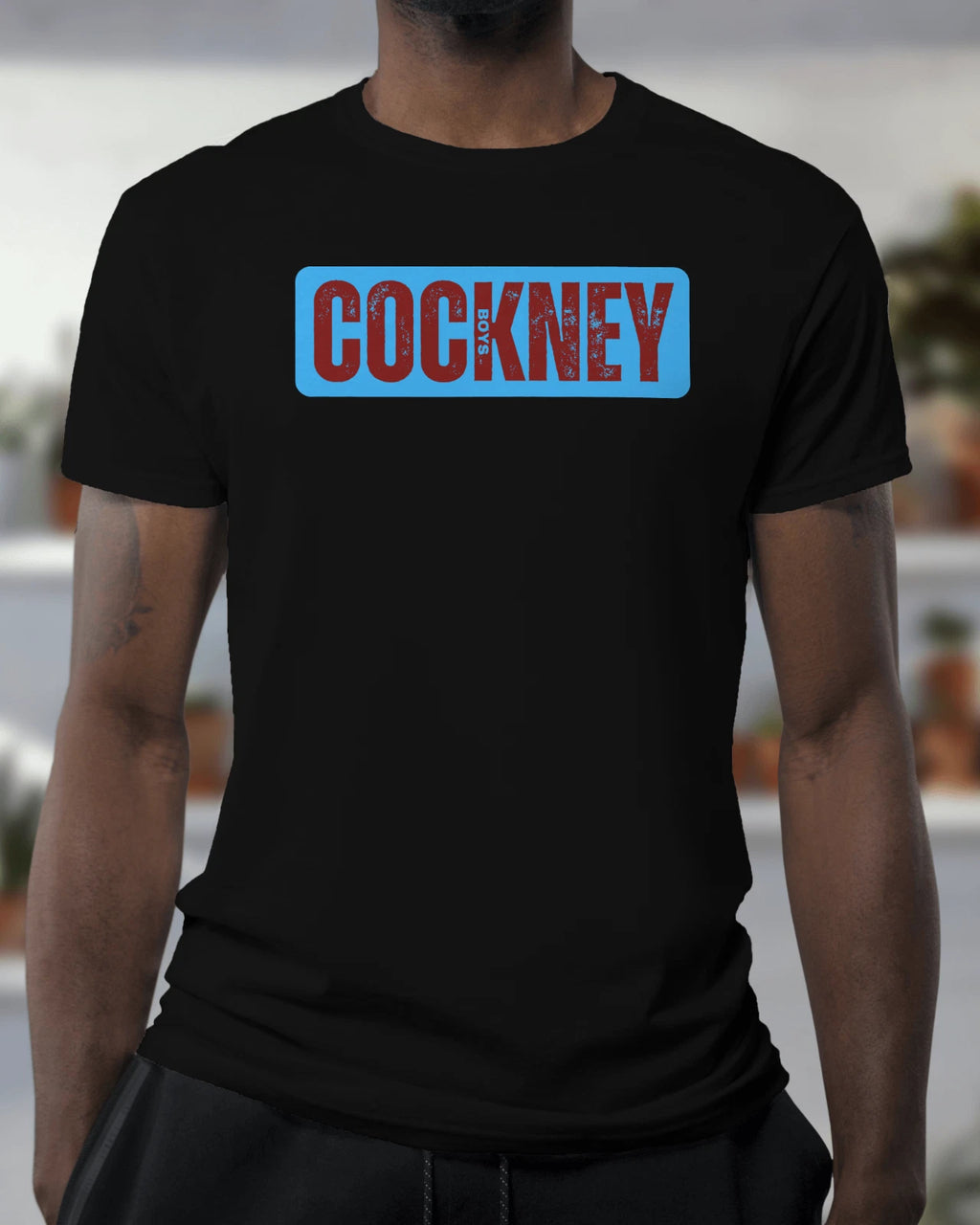 West Ham T Shirt - COCKNEY Boys - Box - Organic - Unisex