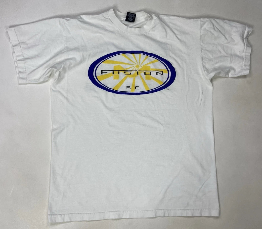 VINTAGE MLS Miami Fusion FC 1999 Graphic T-shirt Men Large Soccer Futbol 90s