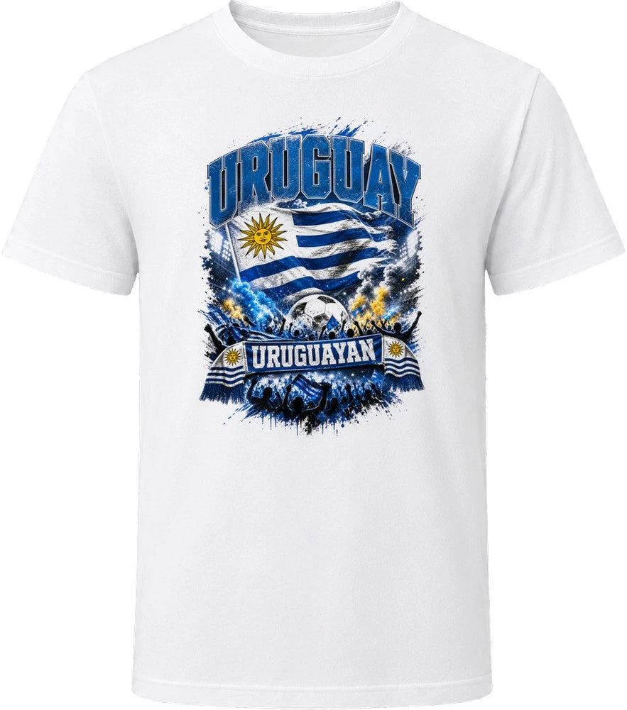 Uruguay Uruguayan Soccer Football National Supporters T Shirt