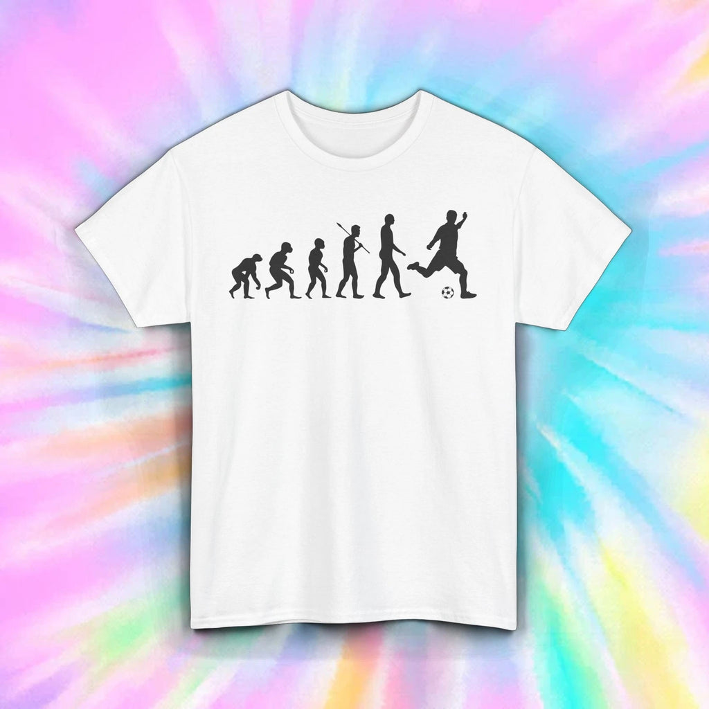 Soccer Evolution Shirt Funny Football Player Silhouette Gift S-5XL