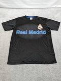 Real Madrid Football Club Graphic T Shirt Mens Small Black Soccer Fan Tee