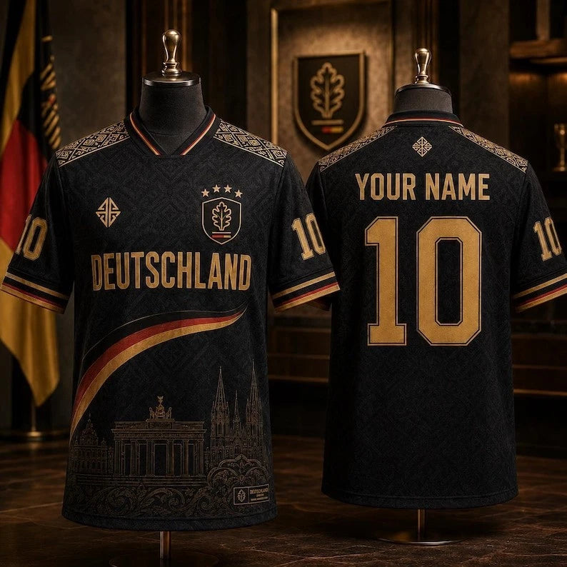 Personalize Germany Football Jersey Vintage, Custom Germany Soccer Shirt, Gift f